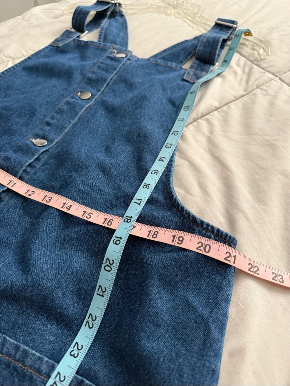 Overall Mini Dress Dark Blue Denim Pinafore Dress Women Jeans Jumper